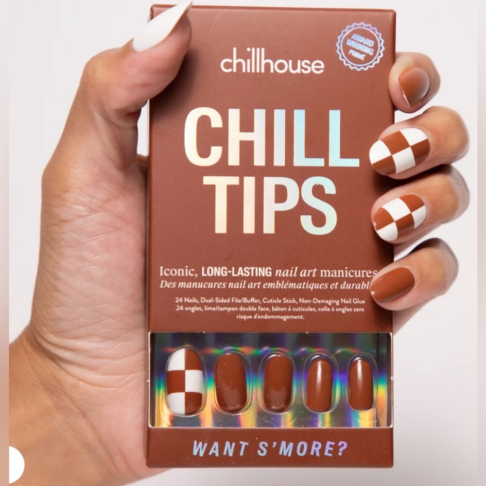 Urban Outfitters Chillhouse Chill Tips Modern Press On‎ Nail Tips “Want S’more”
